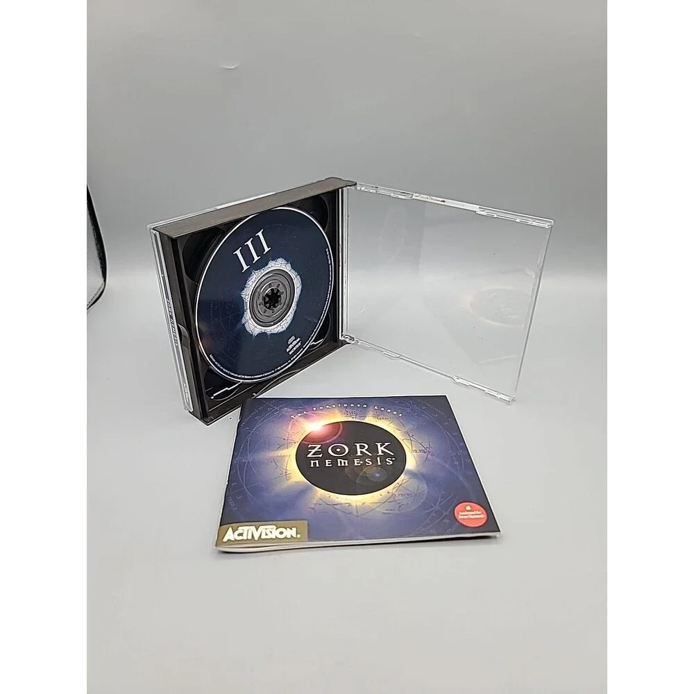 Zork Nemesis Activision PC Game With Manual and All 3 Discs Cult Game